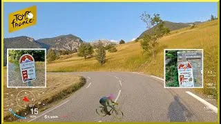 Miniature : ✨Col de Vars : col mythique du Tour de France ☆ Montée intégrale + descente ☆ Vélo 🚲 Cyclisme ☆