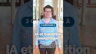 Miniature : IA, énergie et souveraineté - 3 questions à Chloé-Agathe Azencott, enseignante-chercheuse au CBIO