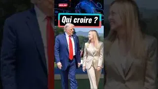 Miniature : Trump et Meloni : deux versions irréconciliables !
