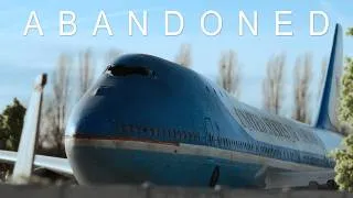 Miniature : Air Force One WRECK - Original Boeing 747 Filming Model Walkaround