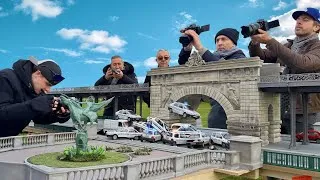 Miniature : Taxi 2 (2000) Police car Pile Up - Behind the scenes with miniatures (Practical Effects)