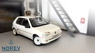 Miniature : PEUGEOT 106 Rallye au 1/18 : que nous offre Norev pour 65 € ? (232)