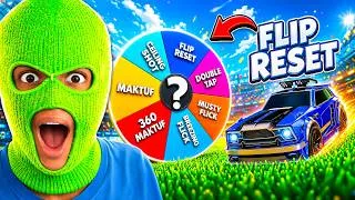 Miniature : À CHAQUE game, la ROUE décide de mes SHOTS freestyle sur ROCKET LEAGUE