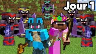 Miniature : 100 Jours sur le Serveur le Plus DANGEREUX de Minecraft.. (DonutSMP)