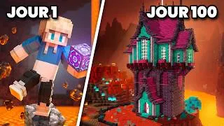 Miniature : 100 Jours dans un Nether Moddé sur Minecraft Hardcore..