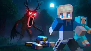 Miniature : On a SURVÉCU 99 Nuits dans la Forêt dans Minecraft..