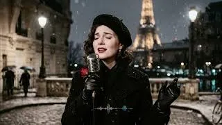 Miniature : Melancholic French Romantic Ballads ☕ Rainy Eiffel Tower Nights & Timeless Romance Music