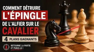Miniature : Comment Détruire le Clouage du Cavalier par le Fou (4 Plans Gagnants)