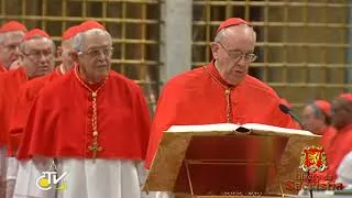 Miniature : Le serment du cardinal Bergoglio au conclave de 2013