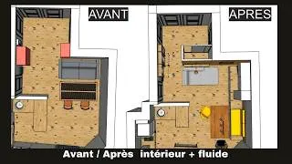 Miniature : Comment rendre un intérieur plus fluide ? Exemple concret avant/après d'un appartement