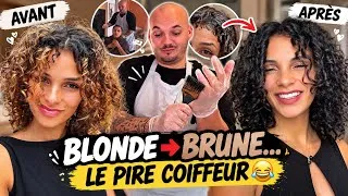 Miniature : JE PASSE DU BLOND AU BRUN ENTRE LES MAINS DU PIRE COIFFEUR ! 😱