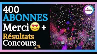 Miniature : 400 ABONNES ! 🥰  + Résultats jeux concours Keyforge et Marvel Champions