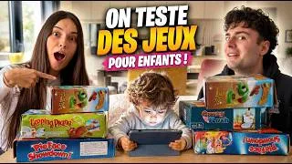 Miniature : On TESTE des jeux pour ENFANTS avant l'arrivée de notre BABY ! 👶