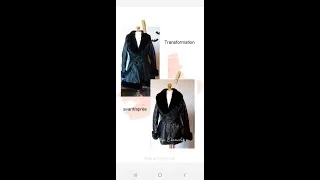 Miniature : Transformation d'une veste d'automne #couture #coutureretouche #retouchevetement #retouchephalsbourg