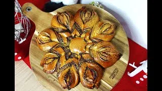 Miniature : Etoile de Noel au Nutella - Recette Facile Recette pour les enfants.