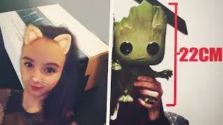 Miniature : Unboxing présentation Funko Pop Groot x 4 22cm - crash bandicoot ....