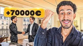Miniature : Achat-revente immobilier : J'AI ACHETÉ UN APPARTEMENT EN BLUFFANT L'AGENT (+70k de benef)
