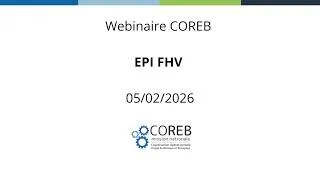 Miniature : Webinaire COREB EPI FHV