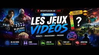 Miniature : Rediffusion de Live Twitch | Émission #1 "Les Jeux Vidéos"