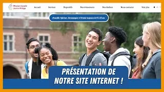 Miniature : Présentation de notre site internet (Mission Locale Jeune Ariège)