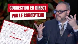 Miniature : JUGER : CORRECTION EN DIRECT D'UNE COPIE PAR LE CONCEPTEUR