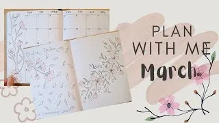 Miniature : Plan with me | Bullet journal mars