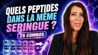 Miniature : Quels peptides peut-on mélanger dans la même seringue ? (la liste complète)