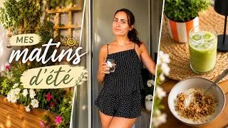Miniature : 🥵 Mes habitudes pour survivre aux fortes chaleurs ☀️ | Routine du matin & maison fraîche