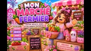 Miniature : 🌷Je crée MON marcher fermier sur Roblox!🍓✨