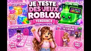 Miniature : Je test des jeux tendances sur roblox