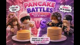 Miniature : Tour de crêpes GÉANTE sur Roblox 🥞 Qui va gagner ?