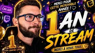 Miniature : Mon Big Stream pour mon 1er anniversaire de Twitcheur 😍🎈❤️