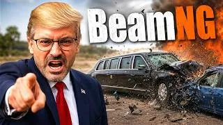 Miniature : 🚨 J'ÉTAIS PRÉSIDENT… ET TOUT A DÉRAPÉ ! BeamNG