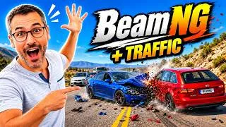Miniature : J'AUGMENTE LE TRAFFIC SUR CHAQUE CIRCUIT - BeamNG ! Map SHUTOKO + Mod TRAFFIC !