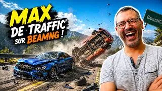 Miniature : MON PC VA CRASH SUR BeamNG ! MAX TRAFFIC 🤣