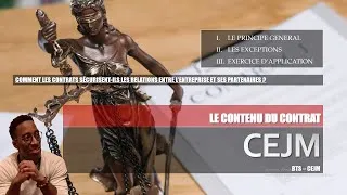 Miniature : LE CONTENU DU CONTRAT | CEJM