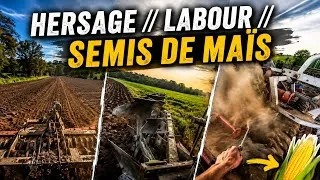 Miniature : VLOG de TITAN !!!! Hersage//Labour//semis de maïs
