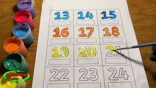 Miniature : Learn numbers for toddlers with nersery rhymes (Activity for kids Mister Play Studio)