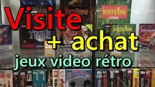 Miniature : Visite en magasin  jeux video rétro + achat !