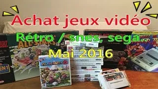 Miniature : Achat jeux vidéo rétro Super Nintendo, Sega.. !