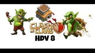 Miniature : Clash of clan# Village hdv 8