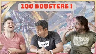 Miniature : OUVERTURE FOLLE DE 100 BOOSTERS POKEMON ! GIGA Ouverture feat COCO et ARISTOTE !