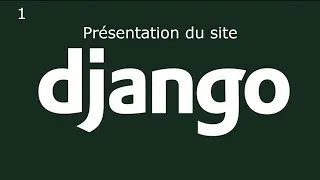 Miniature : [Django][Python] Présentation du site - 1