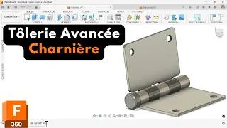 Miniature : Charnière Sous Fusion360 (Tôlerie Avancé)
