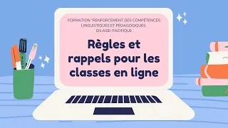 Miniature : Règles et rappels pour les classes en ligne