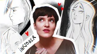 Miniature : Est ce que ça vaut VRAIMENT le coup de faire INKTOBER ? 🎨 Mes conseils et mon OUTIL préféré 💭