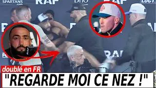 Miniature : Colby Covington provoque Belal Muhammad… le face-à-face dégénère ! Conférence de presse post RAF11