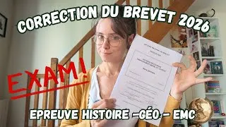 Miniature : Brevet 2026 : Correction du sujet d'Histoire-Géo-EMC