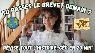 Miniature : “Tu passes le brevet demain ? Révise TOUT l’Histoire-Géo en 20 min”