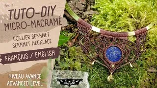Miniature : Tuto Diy Collier Torque Plaston Micro-macramé / Niveau Avancé / Mme Jeannette